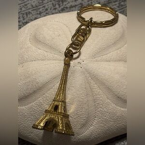 #1 Gold Eiffel Tower Keychain